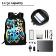 thumbnail image 3 of 17/16 In Game Backpack 3 Piece Knapsacks Game Day Packs Travel Hiking Daypack Backpack Set, 3 of 5