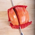 thumbnail image 2 of Soporte multiusos para rebanador de tomate, patatas, frutas redondas, herramientas para verduras, ayuda para cortar en la cocina, para obtener tomates y verduras perfectamente rebanados, 2 of 5