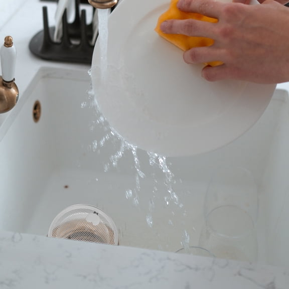 NICEXMAS 2-Pack Stainless Steel Kitchen Sink Drain Strainers with Design and Easy Installation for Home Use