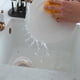 thumbnail image 4 of 2 Unids Baño de acero inoxidable Cocina Fregadero Colador Forma de corazón Handle Strainer, 4 of 5