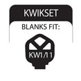thumbnail image 3 of Key Blank Lucky Line Key Shapes Baseball KW1/11 (B120K), 3 of 4