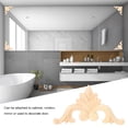 thumbnail image 1 of Apliques de Madera, 4 Pezas de Muebles de Muebles Apliques de Muebles, Estilo Europe de Madera de Goma para decoración de Muebles en Casa, 1 of 7