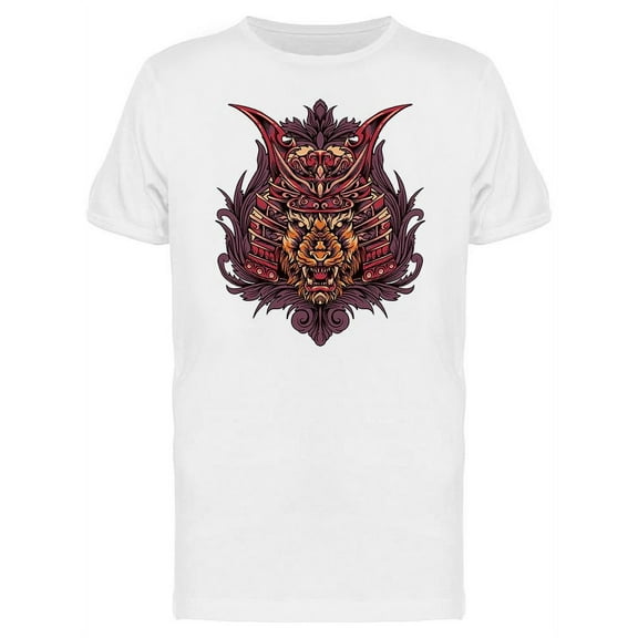 Japanese Samurai Tiger Design T-Shirt Men -Image by Shutterstock, Male Small