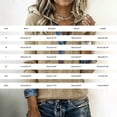 thumbnail image 3 of Women Denim Collar Patchwork Long Sleeve Pullover Top Long Sleeve Polo Casual Lightweight Plus Size Vintage Knit Tops Vintage Printed Sweatshirts, 3 of 5