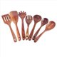 thumbnail image 1 of Wooden Kitchen Cooking Utensils, 7 Pcs Wooden Spoons and Spatula, 1 of 5