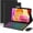 black+mouse, variant on Magnetic Detachable 7-Color Backlit Keyboard Case White, iPad Mini 6/7 8.3-inch