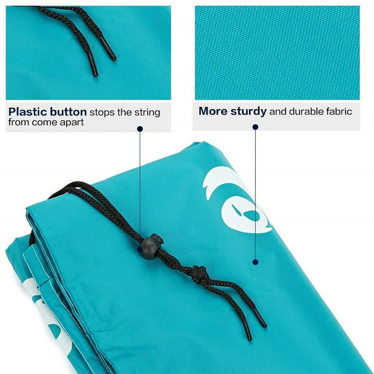 Breathable Canvas Soft Storage Bag with Handles, Beige, 2pcs