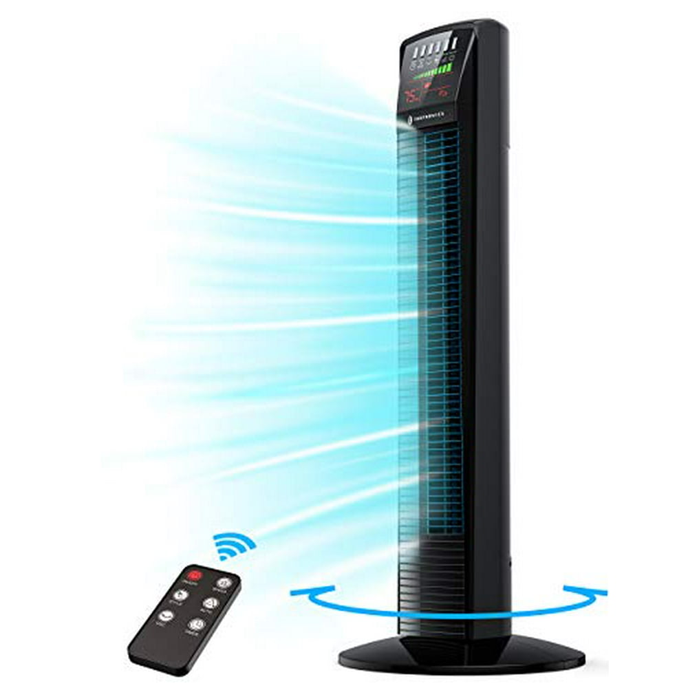 TaoTronics Tower Fan, 35” 65°Oscillating Cooling Fan Powerful Floor Fan