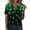 Green #6, variant on Evdexr Independence Day Shirt Woman Short Sleeve V Neck 250th Anniversary Usa Shirts American Flag Graphic 1776 2026 Shirts Red Blue and White T Shirts Army Green 3XL
