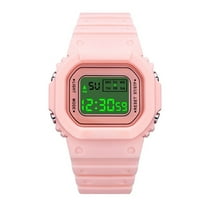 Women's Waterproof Digital Sports Watch with LCD Stopwatch, Date Display and Rubber Strap for Swimming & Fitness