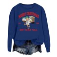 thumbnail image 3 of WILLBEST Sweat à Capuche Mode Hiver pour Femmes Imprimé Festif de Noël Col Rond Haut Enfant Blanc, 3 of 3