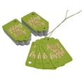 thumbnail image 3 of Inkdotpot Merry And Bright Christmas Bottle Tag Real Rose Gold Foil Favor Hang Tags Pack Of 50, 3 of 6