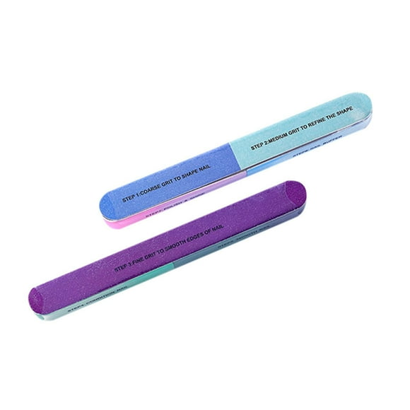 VOKE Eyelash Extension Tweezers Nail Template Storage Acrylic Nails Nail Tape Manicure Suitcase Accessories 2pcs/lot Nail Files Nail Block 7 Buffing Shining Your Fingernail & Toenail Tool