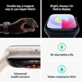 thumbnail image 4 of Apple Watch Series 9 GPS + Cellular 41mm Midnight Aluminium Case with Midnight Sport Band - M/L, 4 of 5