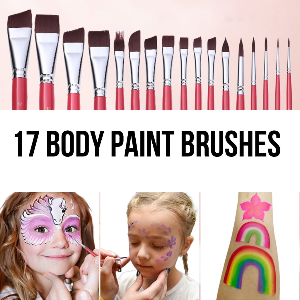 7/10/17 Pcs Acrylic Paint Brush Watercolor Painting Brushes Artist Paint Brushes