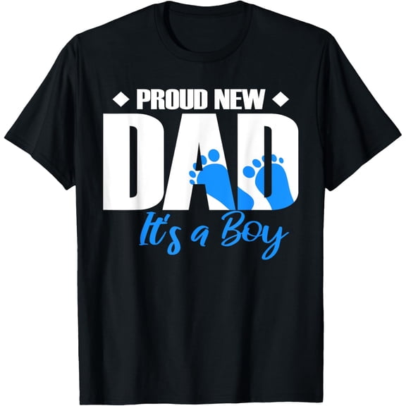 Playful Comfort Tee - Mens Proud New Dad It's A Boy T-Shirt