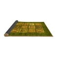 thumbnail image 2 of Ahgly Company Indoor Rectangle Abstract Yellow Modern Area Rugs, 2' x 3', 2 of 4