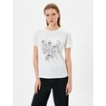 thumbnail image 2 of Cotton Crew Neck Short Sleeve Printed T-Shirt, 2 of 6