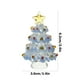 thumbnail image 3 of Mini Adornos de Cristal para Árbol de Navidad, Pequeño Árbol de Navidad de Cristal, Miniaturas Navideñas de Invierno para Manualidades, Decoración para Fiestas Navideñas., 3 of 6