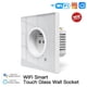 thumbnail image 4 of WiFi Tuya enchufe de pared inteligente estado del relé enchufe de pared ajustable (enchufe de la UE blanco), 4 of 6