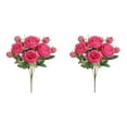 thumbnail image 2 of Ngxiha Artificial Miniature Persian Rose Bouquet，5-Head Artificial Roses Bouquet Elegant Rose Bunch for Centerpiece Tables Weddings and Home Decor", 2 of 5