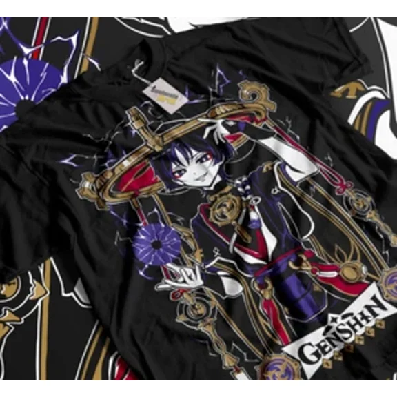 Scaramouche T-Shirt Genshin Impact Gaming Sweater Hoodie Soft Tee All Sizes