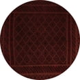 thumbnail image 1 of Ahgly Company Indoor Round Southwestern Orange Country Area Rugs, 7' Round, 1 of 1
