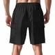 thumbnail image 4 of pstuiky Hombres bajos, Pantalones cortos versátiles de color sólido con múltiples bolsillos y cintura elástica con cordón para hombre Pantalones cortos de golf, 4 of 6