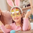 thumbnail image 2 of Less Than 5 Event & Party Easter Party Decorations Rabbit Decorations Children's Holiday Party Holiday Party Dress Up Photo Props Cartoon Egg Rabbit Glasses, 2 of 9