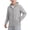 Gray, variant on Girls Waterproof Rain Jacket Lightweight High Neck Packable Hooded Raincoat Active Outdoor Windbreaker Jacket Navy 7-8Years