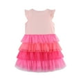 thumbnail image 2 of Bellafa Toddler And Little Girl's Short Sleeve Tutu Skater Child Kids Ruffle Tulle Sundress 2-7 Years, 2 of 5