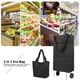 thumbnail image 5 of Carrito de compras plegable Wdftyju bolsa de comestibles gran capacidad, 5 of 7