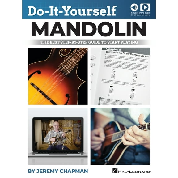 Do-It-Yourself Mandolin: The Best Step-By-Step Guide to Start Playing - Book with Online Audio and Instructional Videos, (Paperback)
