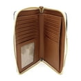 thumbnail image 4 of Michael Kors Jet Set Medium Zip Around Phone Holder Wallet Wristlet Vanilla, 4 of 6