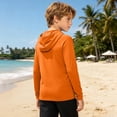 thumbnail image 6 of HCYSFG Boys Solid Color Lightweight Sun Protection Coat Sweet Casual Active Long Sleeve Hoodies Sporty Fall Jacket, 6 of 8