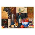 thumbnail image 2 of Placemats Set Of 6 Linen Durable Dining Table Mats Red Wine Grape Fruits Place Mats for Dining Table Kitchen, 2 of 2