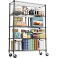 thumbnail image 3 of Storage Shelves Wire Shelving Heavy Duty Metal Storage Shelving Unit Adjustable Garage Shelving Rack Pantry Kitchen, 3 of 6