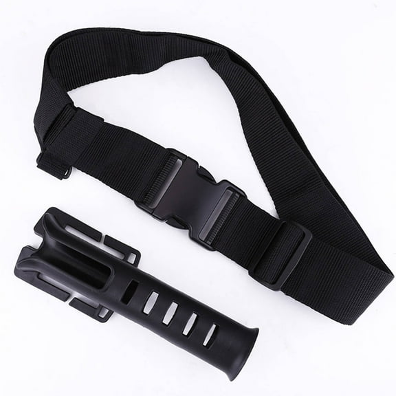 Bestsky Fishing Waist Belt,Adjustable Design Rod Holder,Quick Installation Fishing Tools,Black