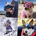 thumbnail image 5 of Gafas para Perros Gafas De Sol Anti-UV para Perros,Gafas para Mascotas con Correas Ajustables para Gatos Perros Pequeños-Negro, 5 of 5