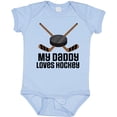 thumbnail image 3 of Inktastic Daddy Loves Hockey Sports Boys or Girls Baby Bodysuit, 3 of 5