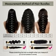 thumbnail image 6 of Human Hair Bundles Water Wave Bundles Human Hair With Frontal Closure (18 20 22+16 Inch，Free Part) 12A Burmese Curly 3 Bundle With 13x4 HD Lace Frontal With Baby Hair, 6 of 6