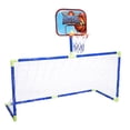 thumbnail image 1 of Playground Sets For Backyards, Indoor Outdoor Mini Basketball Soccer System Backboard Football Guard Balls Kit Basketball Net Catcher with Backboard Mount Set For Backyard, 1 of 7