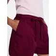 thumbnail image 5 of Time and Tru Women's Soft Utility Shorts, 4" Inseam, Sizes XS-XXXL, 5 of 6