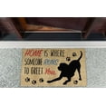 thumbnail image 2 of DII Pet Print Collection Natural Coir Doormat, 17x29", Home Dog, 2 of 3