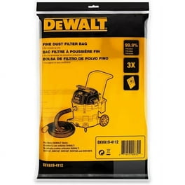 Dewalt DWV9402 Fleece Bag 5 Pack for Dust Extractors Walmart