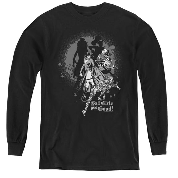 Dc - Bad Girls Are Good - Youth Long Sleeve Shirt - Large