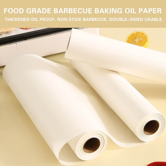 Xihbxyly Papel para Hornear, Absorbente de Aceite de Alta Temperatura, Antiadherente, Perfecto para Freír y Asar, Ideal para Carnes y Pasteles, Juego de 100 Piezas, Impermeable y Resistente Al Calor.
