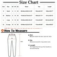 thumbnail image 3 of Women's Belted High Waist Straight Pants Solid Color Casual Loose Fit Work Long Pants Trousers with Pockets, 3 of 6