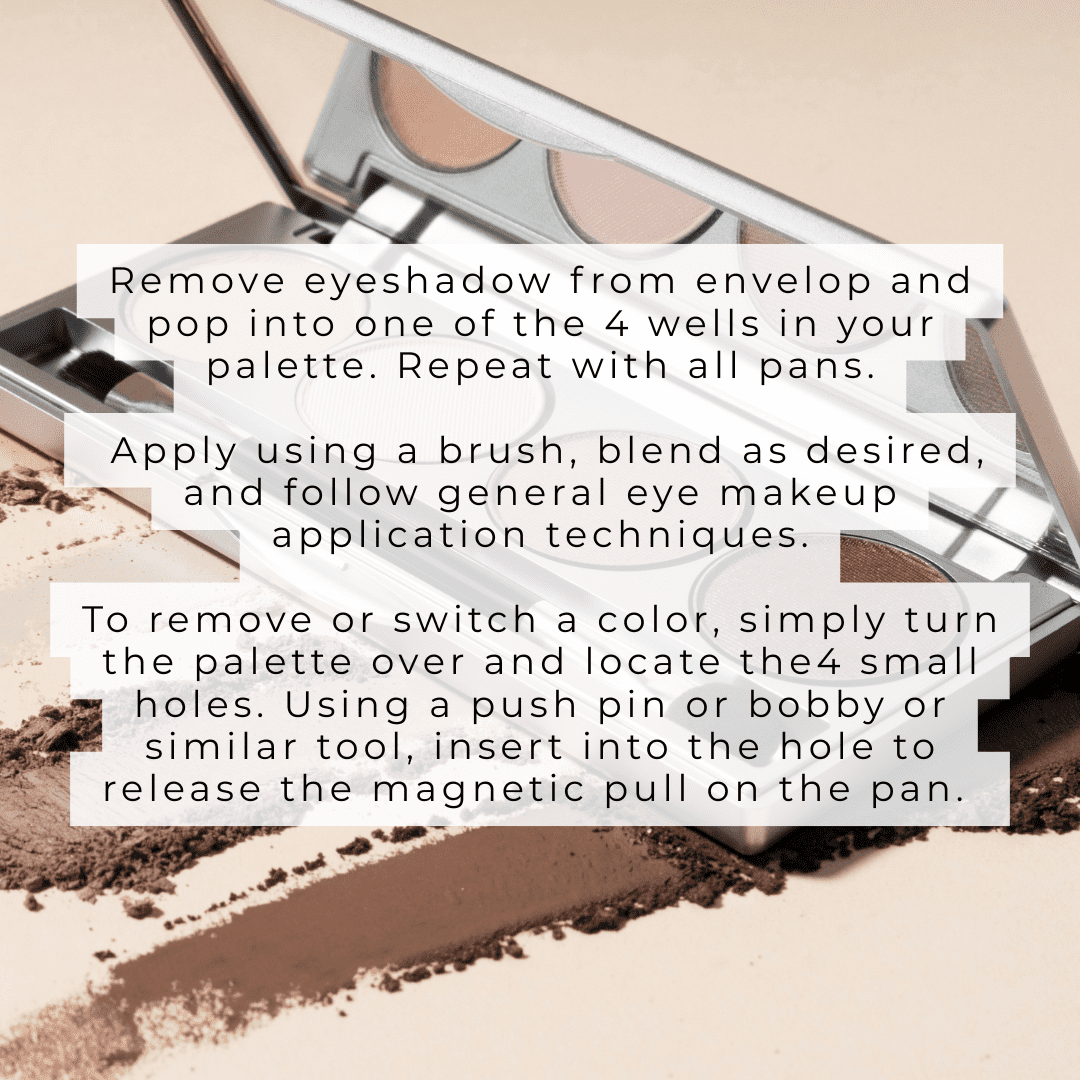 Honeybee Gardens Skinny Dip Refillable Eye Shadow Palette