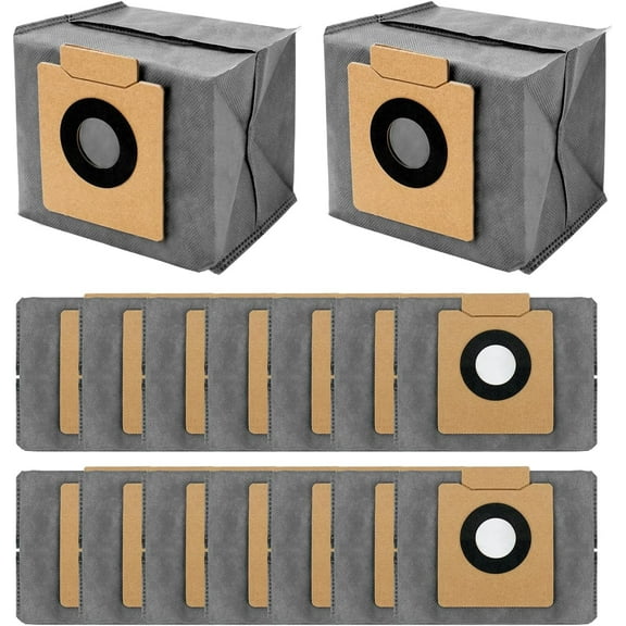 16 Pack Dust Bags for eufy X10 Pro Omni Robot Vacuum and X8 Pro with Self-Empty Station, 4-Layer Replcement Bags